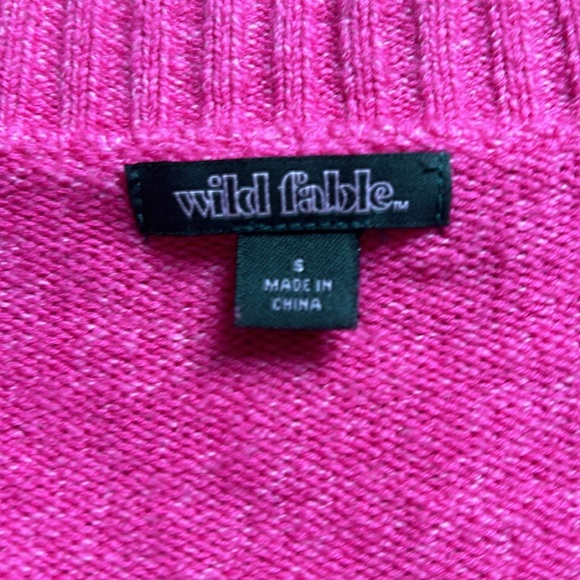 Super soft pink cropped cardigan - Picture 2 of 2